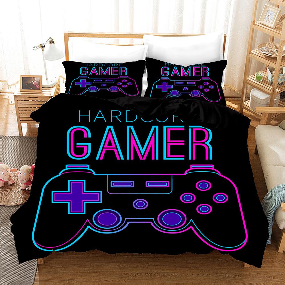 Digital Printing Gamepad Bedding Four-Piece Set Three-Piece Set Bed Sheet Quilt Cover 135x200 two-piece set
Digital Printing Gamepad Bedding Four-Piece Set Three-Piece Set Bed Sheet Quilt Cover 135x200 two-piece set