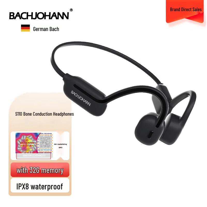 Bach Johann S110 Bone Conduction Bluetooth Headphones
Bach Johann S110 Bone Conduction Bluetooth Headphones