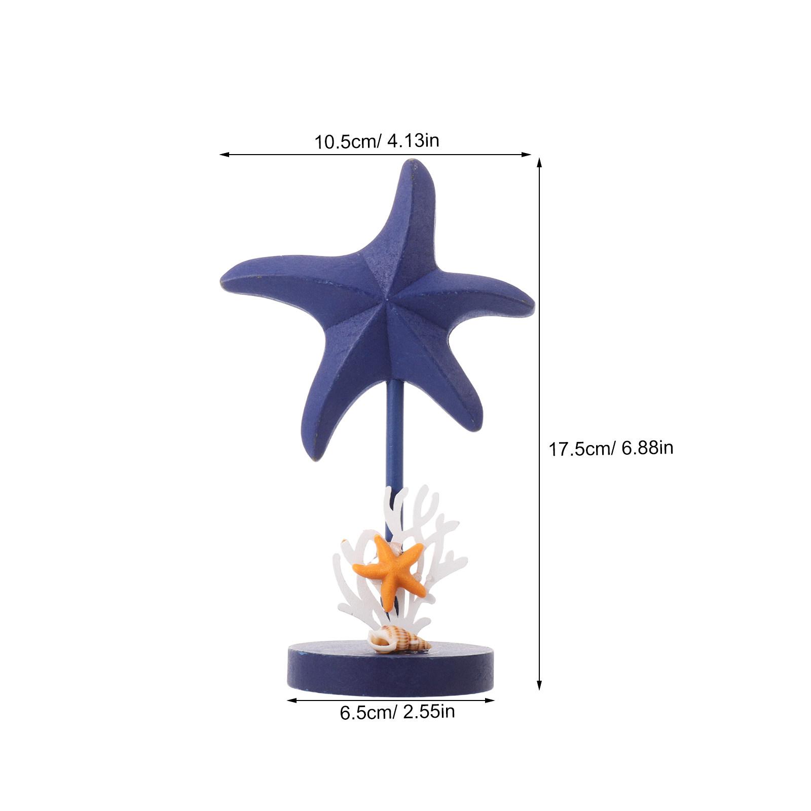 Wooden Star Fish Standing Sign Beige Ocean Wood Table Sign Rustic Coastal Nautical Beach Tabletop Decoration Mediterranean Style синій
Wooden Star Fish Standing Sign Beige Ocean Wood Table Sign Rustic Coastal Nautical Beach Tabletop Decoration Mediterranean Style синій