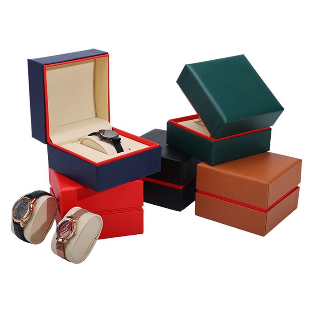 Высококачественный портативный держатель для ювелирных изделий из искусственной кожи Ящик для хранения Контейнер Чехол Подарочный чехол Коробка для часов
Высококачественный портативный держатель для ювелирных изделий из искусственной кожи Ящик для хранения Контейнер Чехол Подарочный чехол Коробка для часов