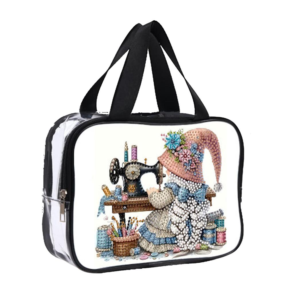 DIY Diamond Art Crystal Rhinestone Cosmetic Bag Large Capacity Diamond Dot Diamond Storage Pack for Cash Carry Daily Use Travel
DIY Diamond Art Crystal Rhinestone Cosmetic Bag Large Capacity Diamond Dot Diamond Storage Pack for Cash Carry Daily Use Travel