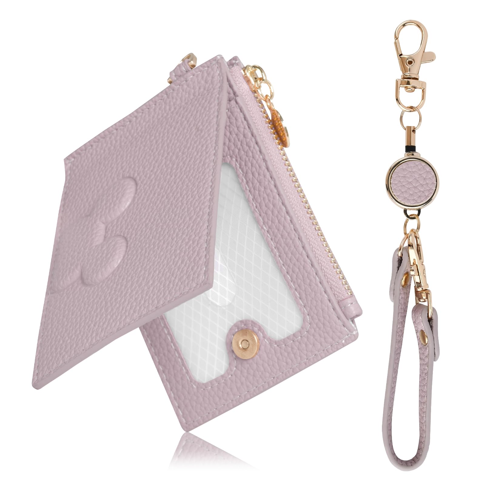Wasenn Women s Pass Case with Reel, Coin Purse, Card Slots, Zipper, Large Capacity, Slim, Cute, Multi-functional, Stylish Coin Case, ID Card Holder,
Wasenn Women s Pass Case with Reel, Coin Purse, Card Slots, Zipper, Large Capacity, Slim, Cute, Multi-functional, Stylish Coin Case, ID Card Holder,
