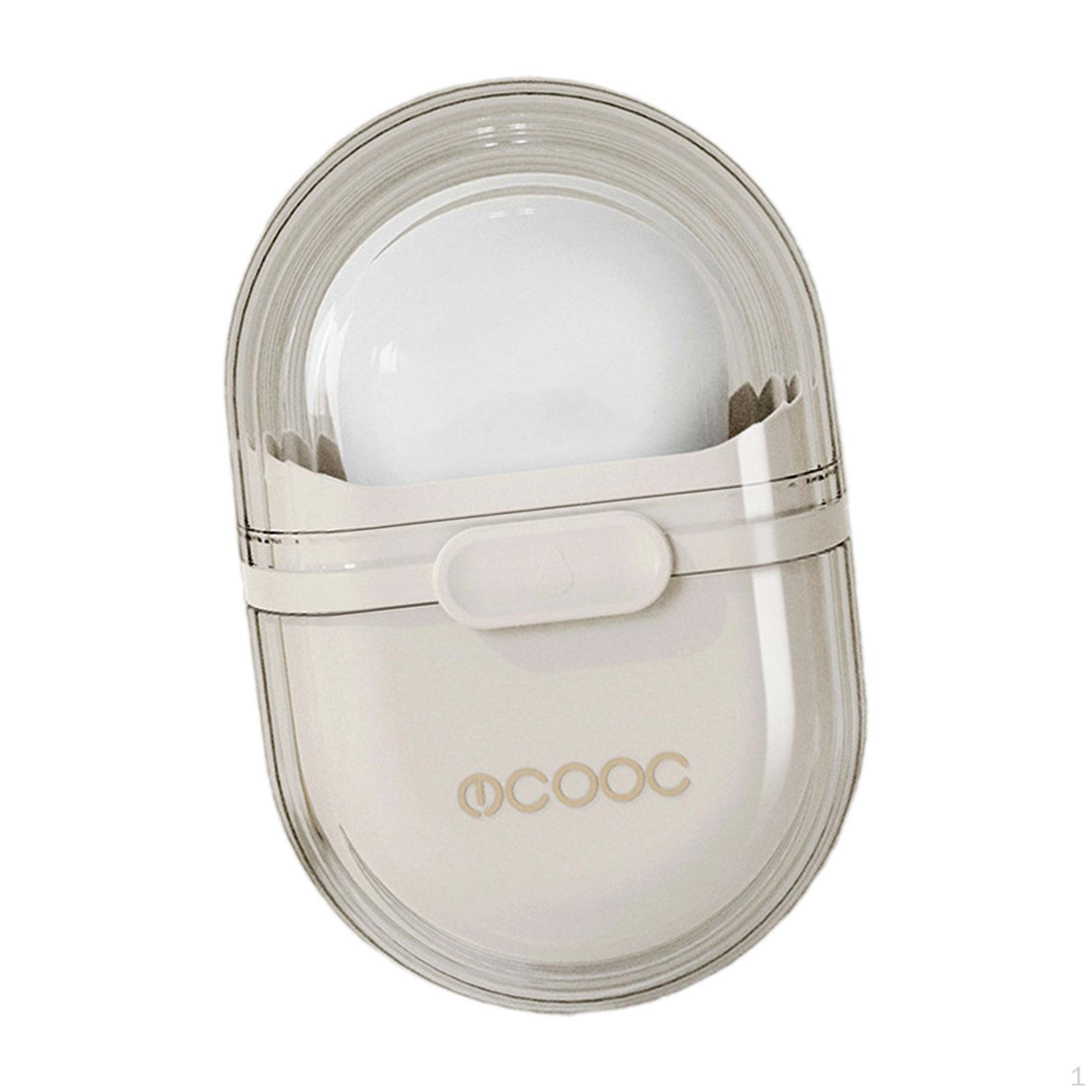 Дорожная мыльница, закрывающаяся тарелка, герметичный футляр для хранения с крышкой белый
Дорожная мыльница, закрывающаяся тарелка, герметичный футляр для хранения с крышкой белый