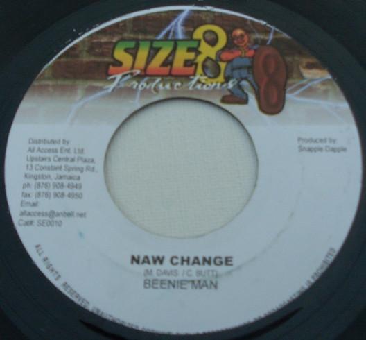 7inch Record BEENIE MAN - Naw Change SE0010 Size 8 Producti 2004 Jamaica Reggae, Ska & Dub Used
7inch Record BEENIE MAN - Naw Change SE0010 Size 8 Producti 2004 Jamaica Reggae, Ska & Dub Used