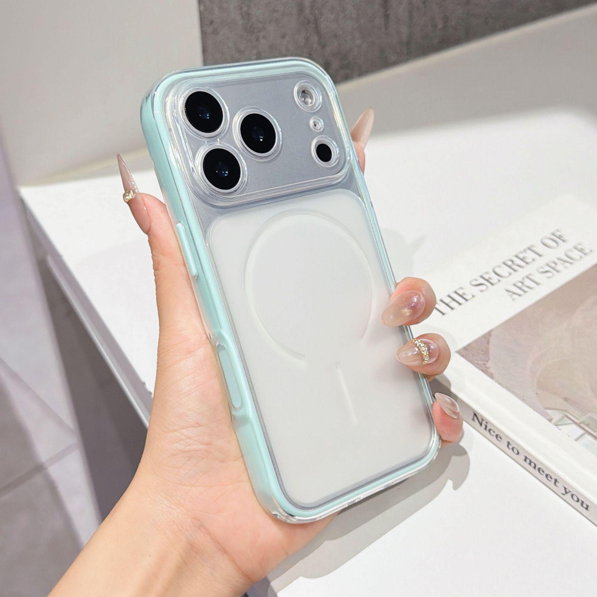 Color Block Magnetic Frosted Case for iPhone 17 Pro Max: Full Coverage with Precise Cutouts iPhone 12 Pro светло-синий
Color Block Magnetic Frosted Case for iPhone 17 Pro Max: Full Coverage with Precise Cutouts iPhone 12 Pro светло-синий