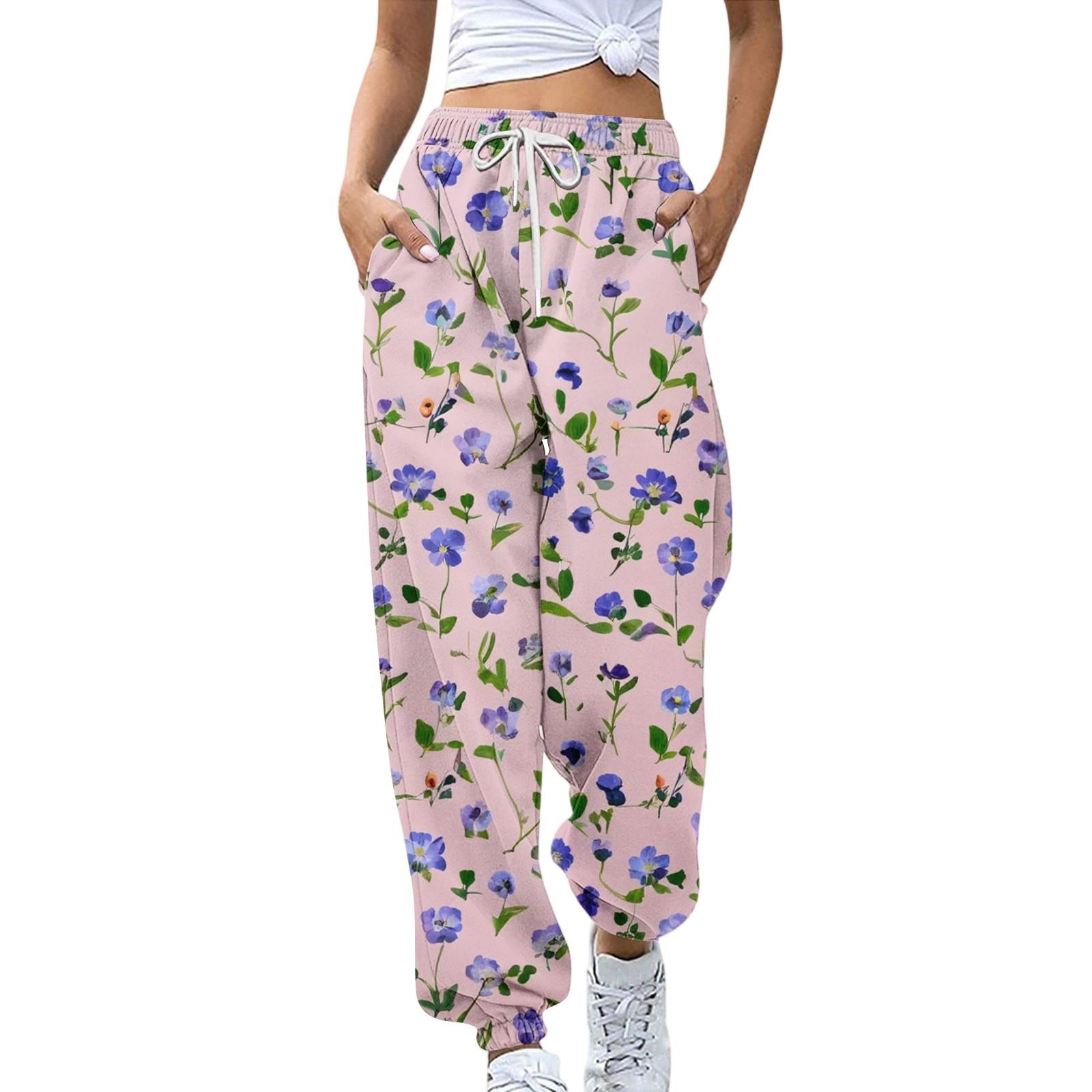 Women s Sports Pants With Pockets Fashion Floral Print Elastic Waist Pants Casual Sweatpants Pants XL
Women s Sports Pants With Pockets Fashion Floral Print Elastic Waist Pants Casual Sweatpants Pants XL