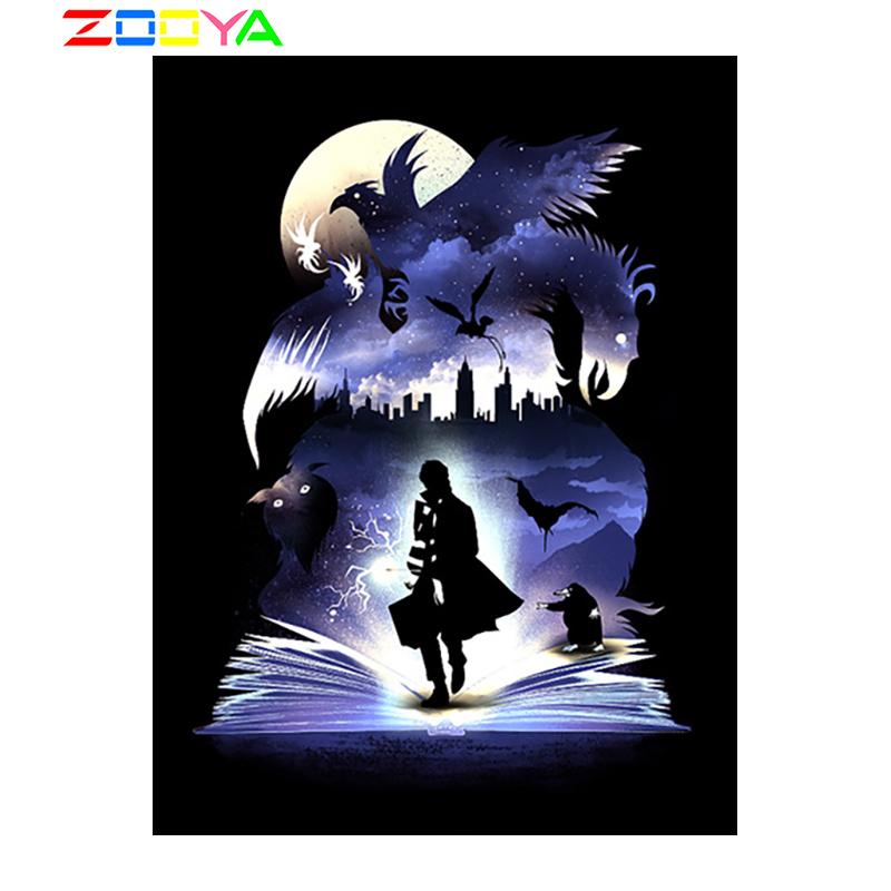 ZOOYA 5D Diy Алмазная картина Волшебная книга Стразы Картина Алмазная мозаика Животный Орел Домашний декор
ZOOYA 5D Diy Алмазная картина Волшебная книга Стразы Картина Алмазная мозаика Животный Орел Домашний декор