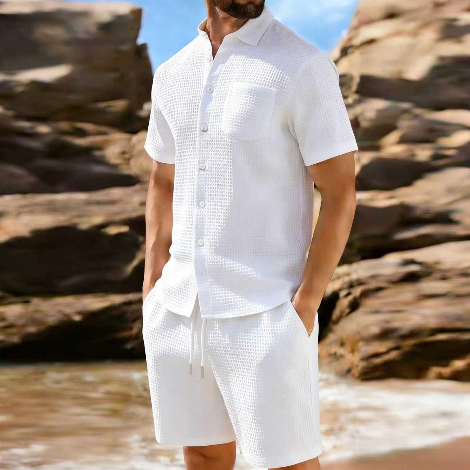 Men s Shirt Two-piece Collared Suit XXXL білий
Men s Shirt Two-piece Collared Suit XXXL білий