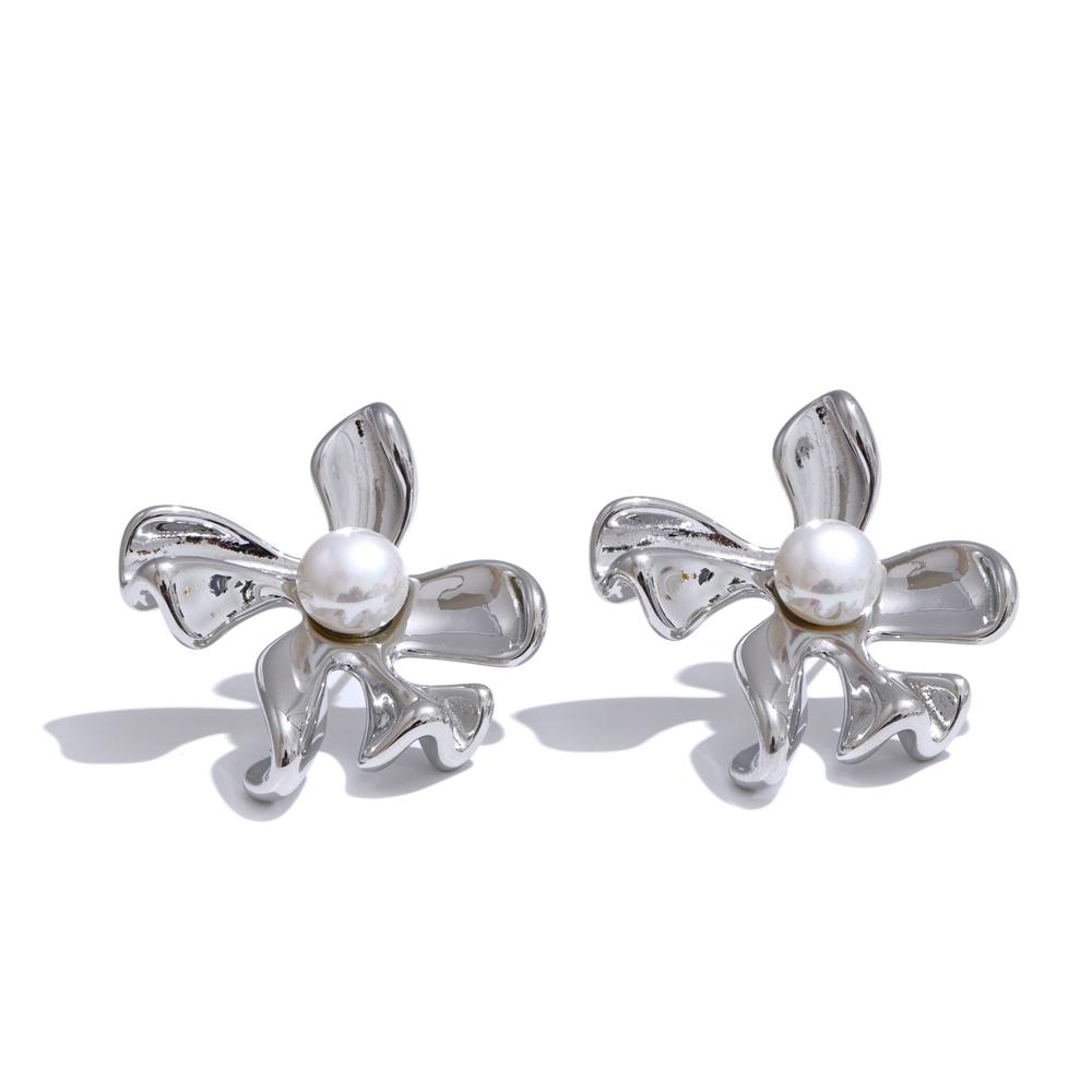 Yhpup Fashion Stainless Steel Flower Exquisite Metal Stud Earrings Trendy High Quality Real Gold PVD Plated Jewelry Waterproof
Yhpup Fashion Stainless Steel Flower Exquisite Metal Stud Earrings Trendy High Quality Real Gold PVD Plated Jewelry Waterproof