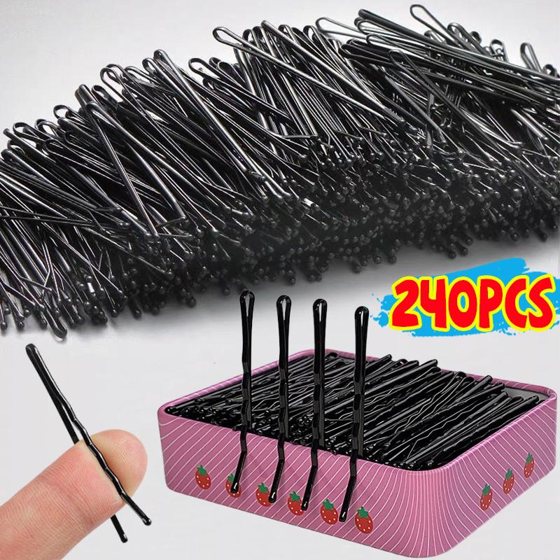 60/240pcs Black Hairpins for Women Hair Clip Lady Bobby Pins Invisible Wave Curly Bride Disposable Hairgrip Barrette Hair Clips 60PCS
60/240pcs Black Hairpins for Women Hair Clip Lady Bobby Pins Invisible Wave Curly Bride Disposable Hairgrip Barrette Hair Clips 60PCS