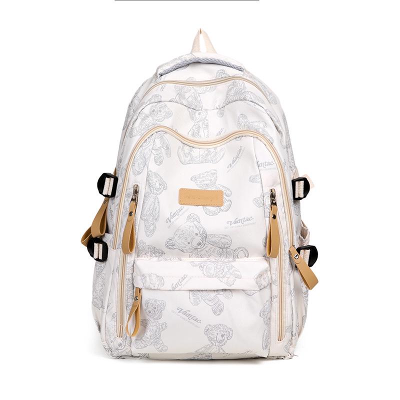 2025 Versatile Bear Print Backpack for Students - Stylish College & High School Laptop Shoulder Bag
2025 Versatile Bear Print Backpack for Students - Stylish College & High School Laptop Shoulder Bag