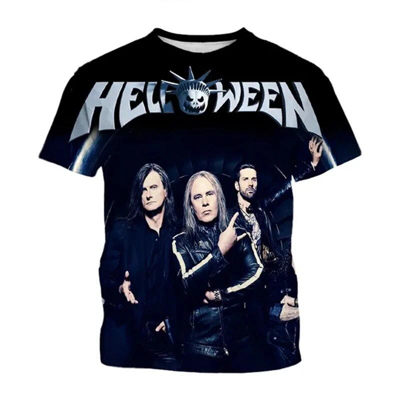 Helloween T-Shirts Rock Band 3D Print Men Women Short Sleeve Round Neck T Shirt Hip Hop Casual Tops Harajuku Tees Man Clothing S
Helloween T-Shirts Rock Band 3D Print Men Women Short Sleeve Round Neck T Shirt Hip Hop Casual Tops Harajuku Tees Man Clothing S