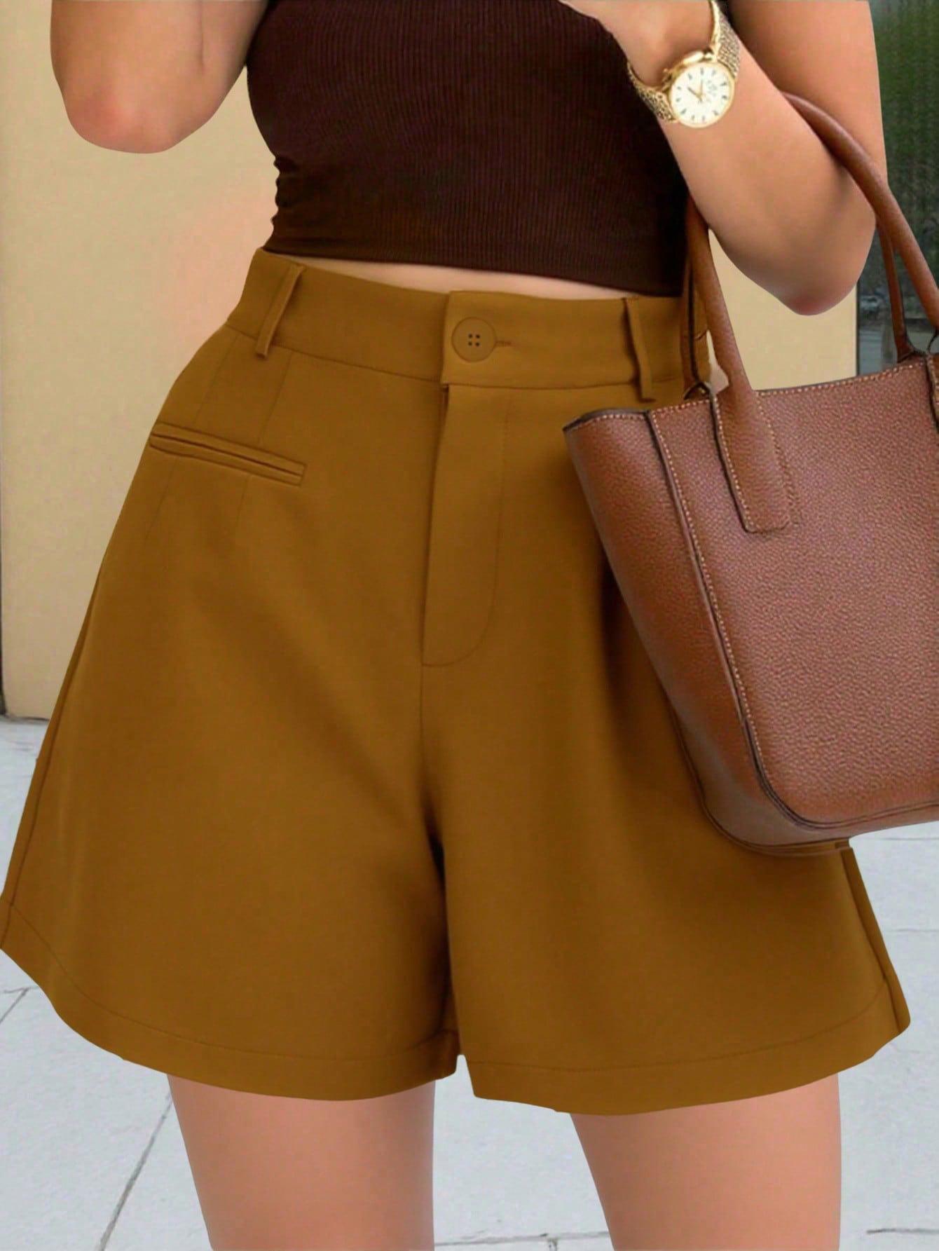 2026 European Casual High Waist A-line Wide Leg Women s Shorts XXL коричневий
2026 European Casual High Waist A-line Wide Leg Women s Shorts XXL коричневий