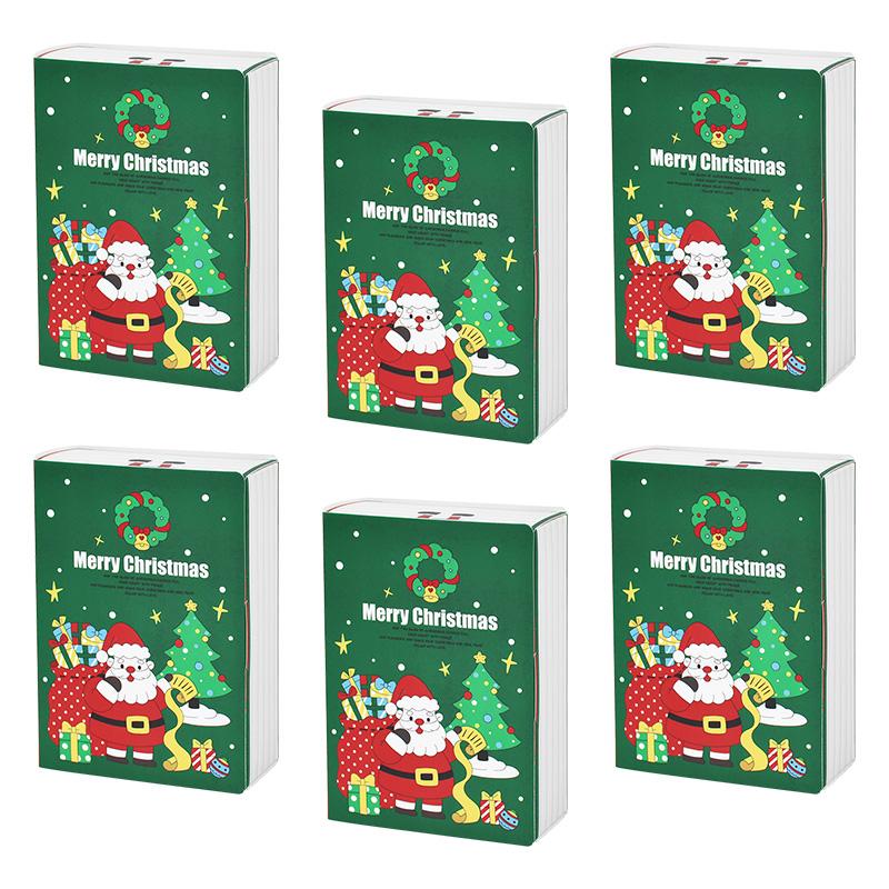 3/5pcs Book Shape Christmas Candy Box Cartoon Santa Claus Cookie Gift Packaging Box 2024 Navidad Noel Party Decoration Supplies 14x9.7x4cm
3/5pcs Book Shape Christmas Candy Box Cartoon Santa Claus Cookie Gift Packaging Box 2024 Navidad Noel Party Decoration Supplies 14x9.7x4cm