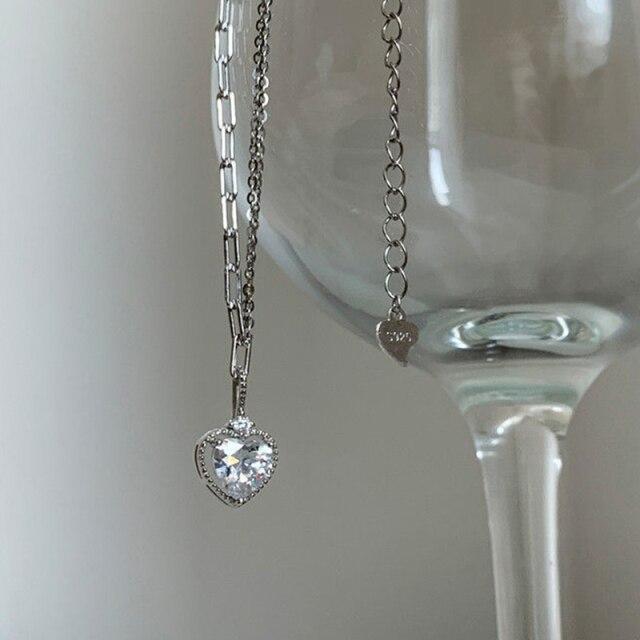 Стерлінгове Срібло Серце Любові Кубічний Цирконій Жіночі Намиста Підвіска-Шарм Ланцюжок на Ключицю Чокер Прикраси для Святкування Вечірки Події Трендова Підвіска
Стерлінгове Срібло Серце Любові Кубічний Цирконій Жіночі Намиста Підвіска-Шарм Ланцюжок на Ключицю Чокер Прикраси для Святкування Вечірки Події Трендова Підвіска