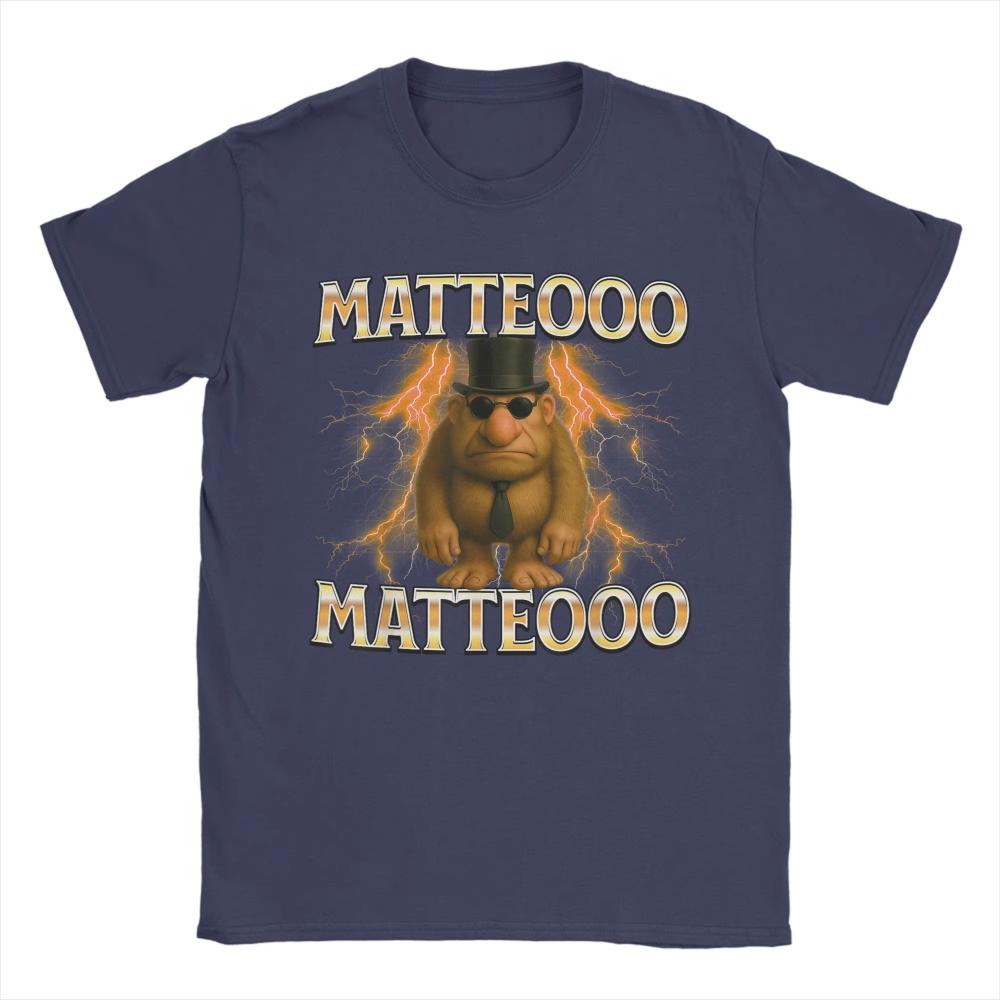 Matteo Matteo Funny Italian Brainrot Meme Men Women T Shirts Casual Tee Shirt Short Sleeve O Neck TShirts Cotton Plus Size Tops 3XL
Matteo Matteo Funny Italian Brainrot Meme Men Women T Shirts Casual Tee Shirt Short Sleeve O Neck TShirts Cotton Plus Size Tops 3XL