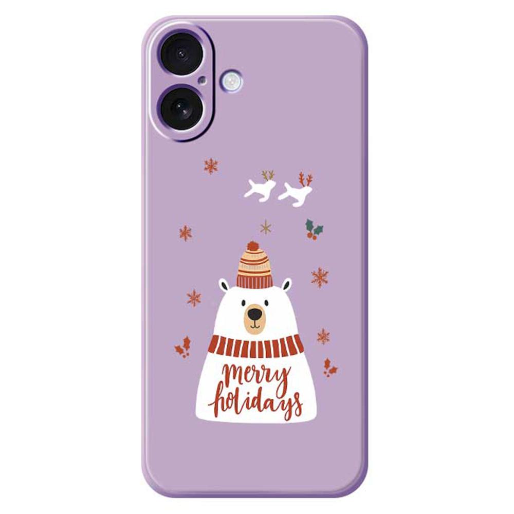 For iPhone 17 Case Merry Holiday Bear Pattern Printing Straight Edge TPU Phone Back Cover C
For iPhone 17 Case Merry Holiday Bear Pattern Printing Straight Edge TPU Phone Back Cover C