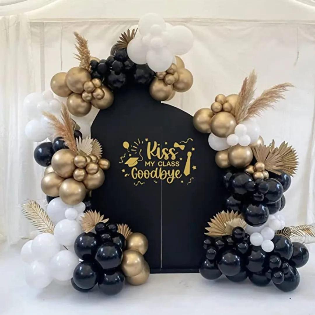 146pcs Emerald Green Gold White Balloon Arched Garland Set With Aluminum Film Exploding Star Balloon Birthday Party Decoration
146pcs Emerald Green Gold White Balloon Arched Garland Set With Aluminum Film Exploding Star Balloon Birthday Party Decoration