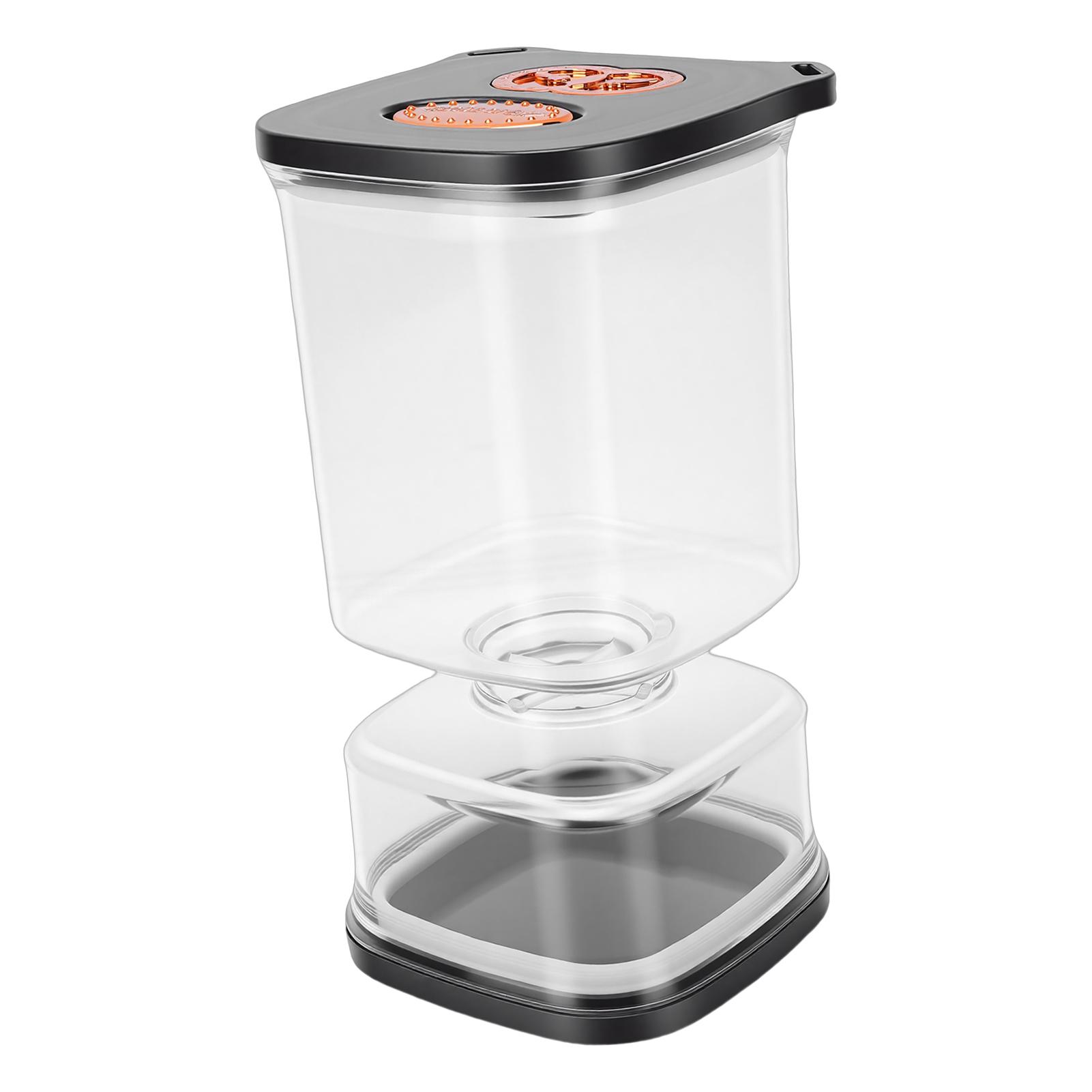 Pickle Jar Black Plastic 1000ml Airtight Separator Pickle Jar with Forks for Cucumber Onion
Pickle Jar Black Plastic 1000ml Airtight Separator Pickle Jar with Forks for Cucumber Onion