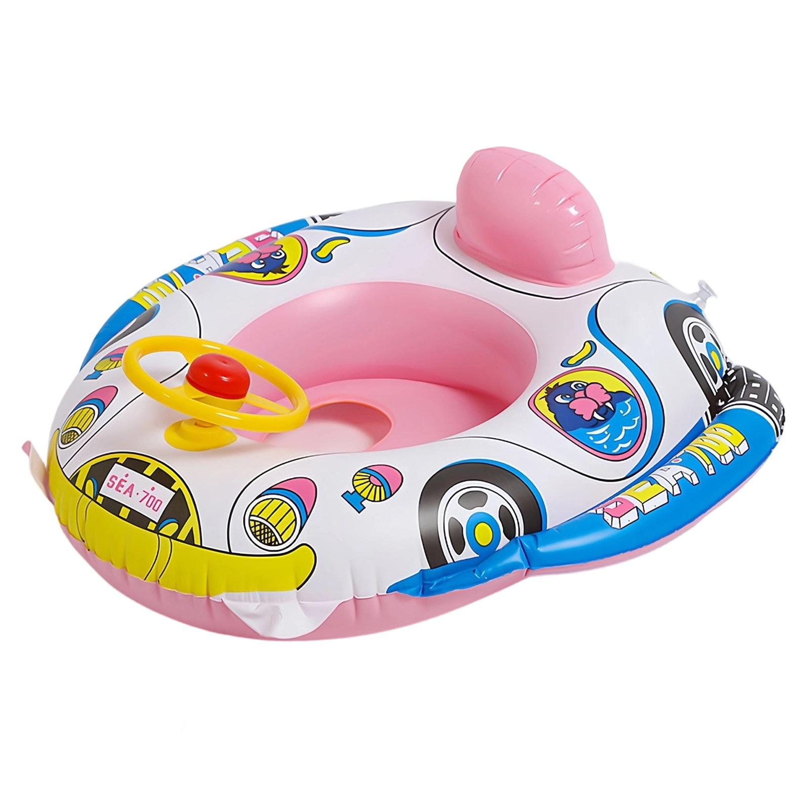 Inflatable Swimming Pool Float with Steering Wheel Car Cartoon Design for Toddlers Suitable for Beach Pool Bathtub Summer Water Play One Size розовый
Inflatable Swimming Pool Float with Steering Wheel Car Cartoon Design for Toddlers Suitable for Beach Pool Bathtub Summer Water Play One Size розовый