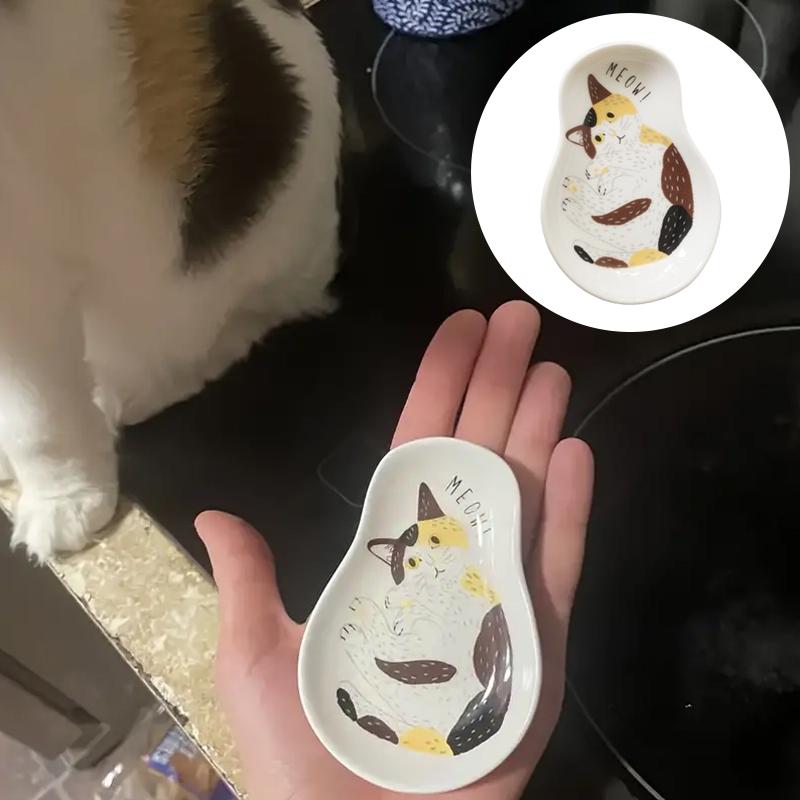 1PC Tableware for Seasoning Salads Spoon Tools Snacks Kitten Ceramic Sauce Dish Charming Whimsical Home Kitchen
1PC Tableware for Seasoning Salads Spoon Tools Snacks Kitten Ceramic Sauce Dish Charming Whimsical Home Kitchen