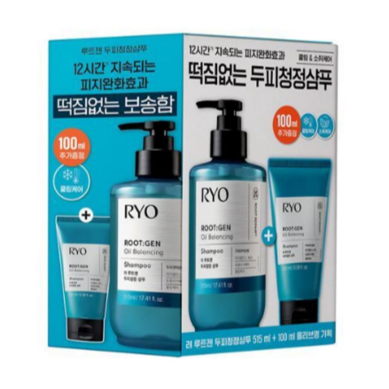 Ryo Rootzen Scalp Clean Shampoo 515ml + 100ml Set
Ryo Rootzen Scalp Clean Shampoo 515ml + 100ml Set