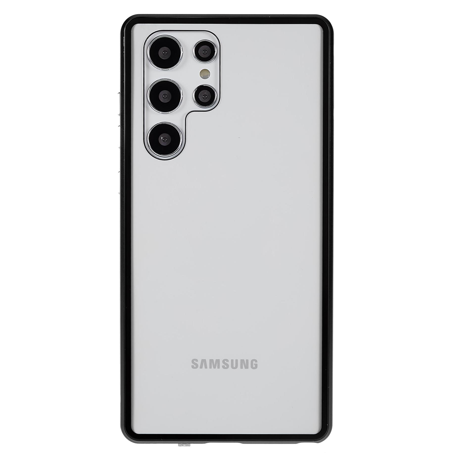 For Samsung Galaxy S22 Ultra 5G Full Protection Phone Case Double-Sided Tempered Glass+Magnetic Metal Frame Case with Lock Red
For Samsung Galaxy S22 Ultra 5G Full Protection Phone Case Double-Sided Tempered Glass+Magnetic Metal Frame Case with Lock Red