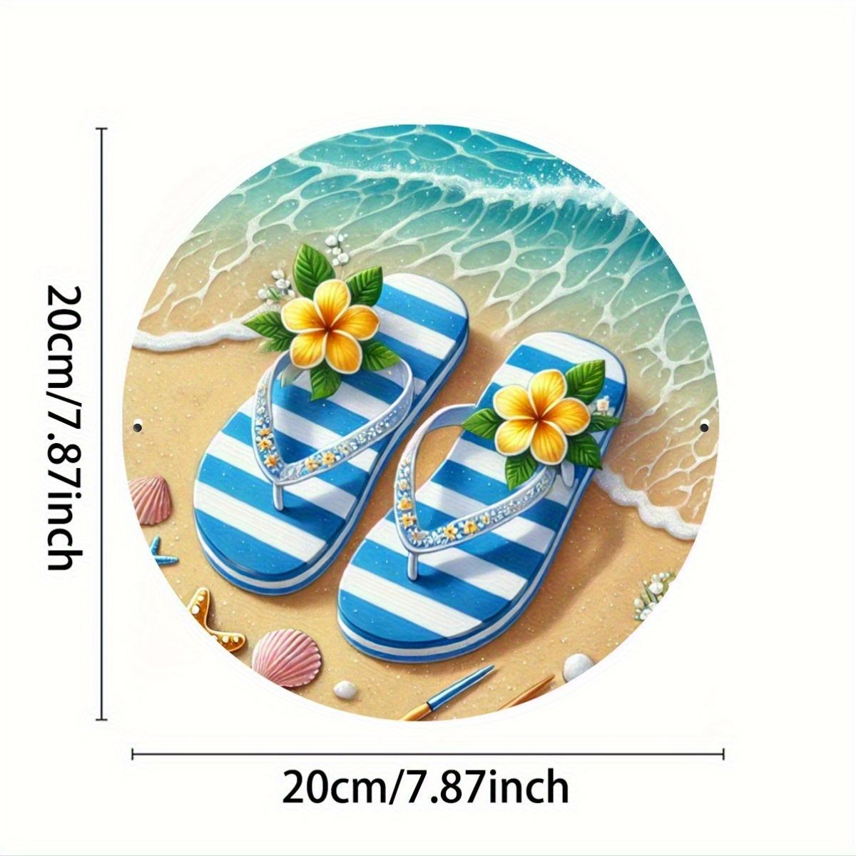 2d Плоска 20*20см Кругла Дерев яна Табличка, Яскрава Пляжна Сцена зі Шльопанцями, Тропічна Настінна Арт-Декорація, Підходить для Домівок, Офісів, Кафе, Барів. 20*20cm
2d Плоска 20*20см Кругла Дерев яна Табличка, Яскрава Пляжна Сцена зі Шльопанцями, Тропічна Настінна Арт-Декорація, Підходить для Домівок, Офісів, Кафе, Барів. 20*20cm