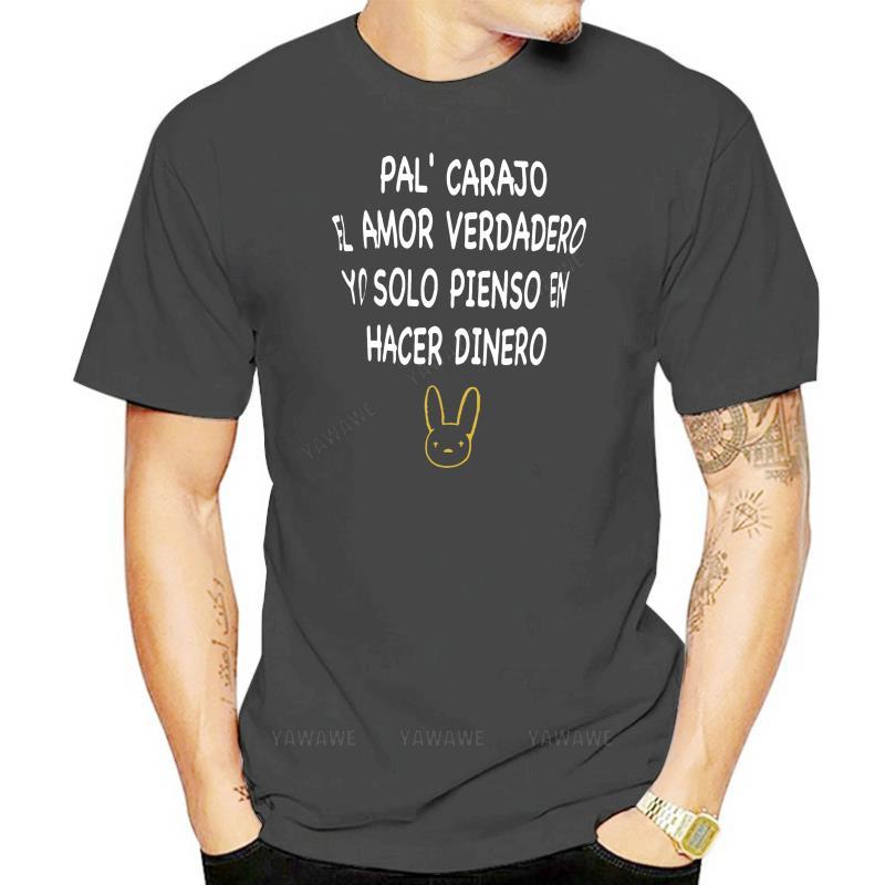 Mens t shirts vintage style short sleeve Bad Bunny mens soft cotton black Song quote in white male black tops unisex teeshirt S
Mens t shirts vintage style short sleeve Bad Bunny mens soft cotton black Song quote in white male black tops unisex teeshirt S
