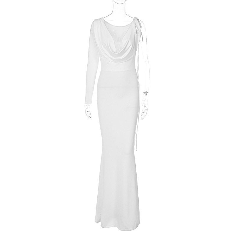 European and American Style Women s Clothing 2024 Summer New Fashion Sexy Solid Color One-Shoulder Slim Fit Elegant Dress Foreign Trade White S
European and American Style Women s Clothing 2024 Summer New Fashion Sexy Solid Color One-Shoulder Slim Fit Elegant Dress Foreign Trade White S