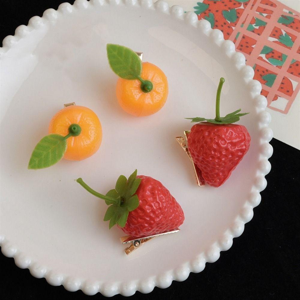 Fruits Women Hair Accessories Simulation Food Hairpin Cute Side Clip Korean Style Barrette
Fruits Women Hair Accessories Simulation Food Hairpin Cute Side Clip Korean Style Barrette