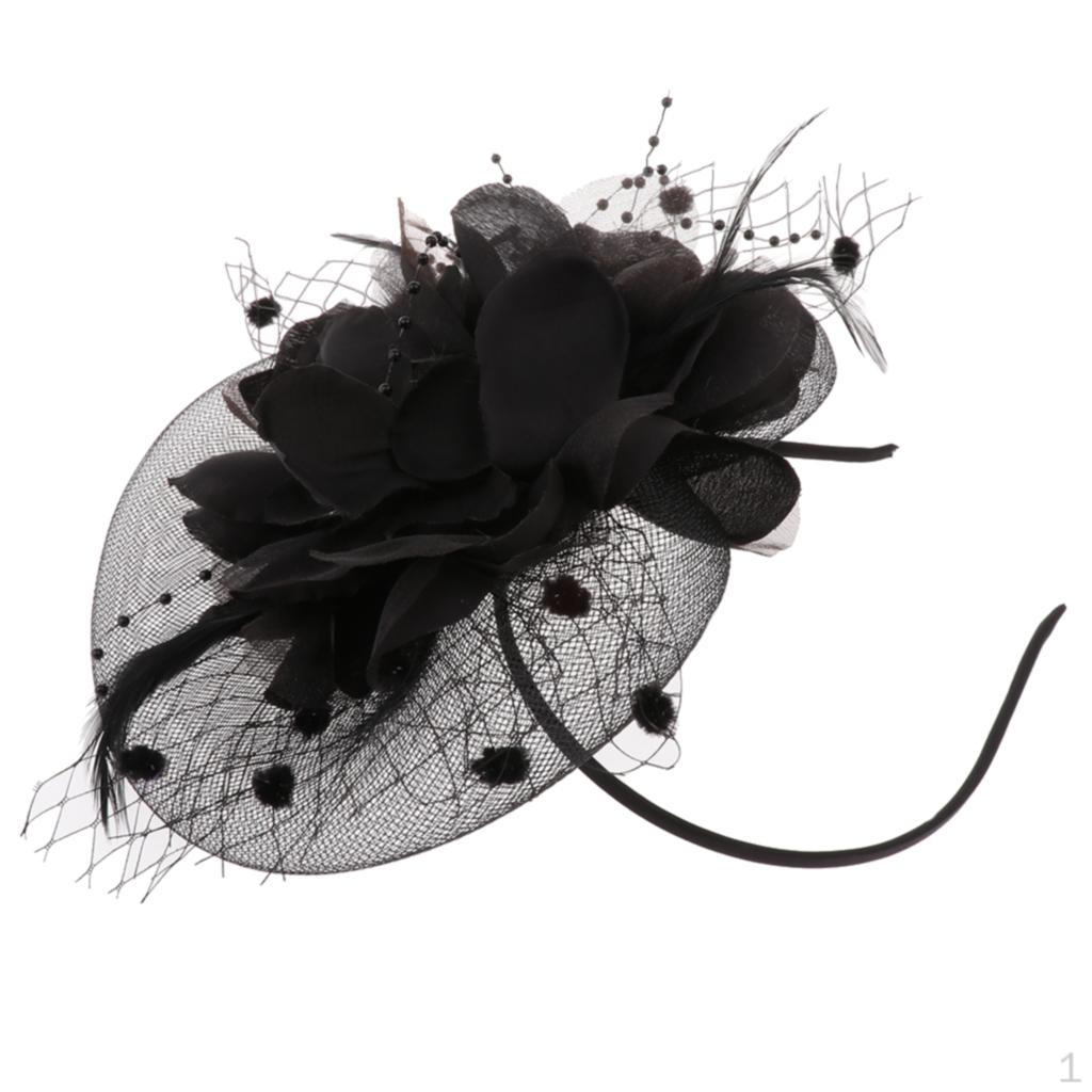 Vintage Ladies Feather Fascinator Headband Floral Derby Hat Headpiece чорний
Vintage Ladies Feather Fascinator Headband Floral Derby Hat Headpiece чорний