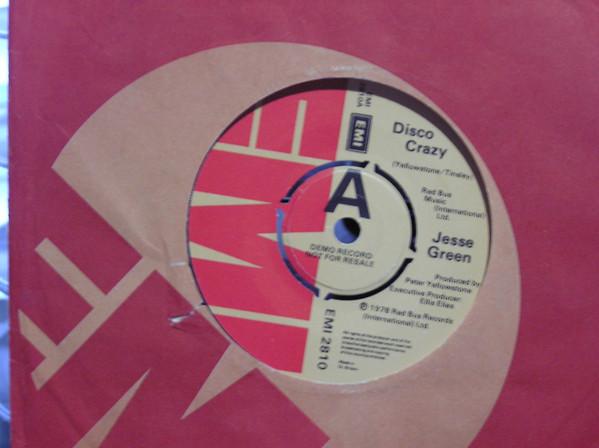 7-дюймовая пластинка JESSE GREEN - Disco Crazy EMI2810 EMI 1978 UK Соул/Фанк Б/У
7-дюймовая пластинка JESSE GREEN - Disco Crazy EMI2810 EMI 1978 UK Соул/Фанк Б/У