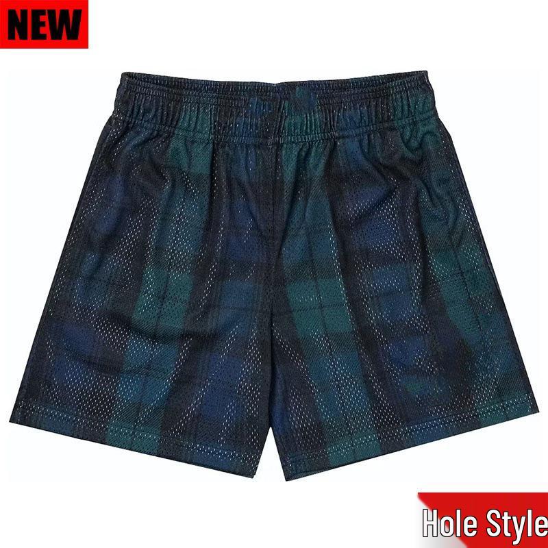Trendy Mesh Plaid Basketball Shorts - Breathable American Casual Style for College Students. Large
Trendy Mesh Plaid Basketball Shorts - Breathable American Casual Style for College Students. Large