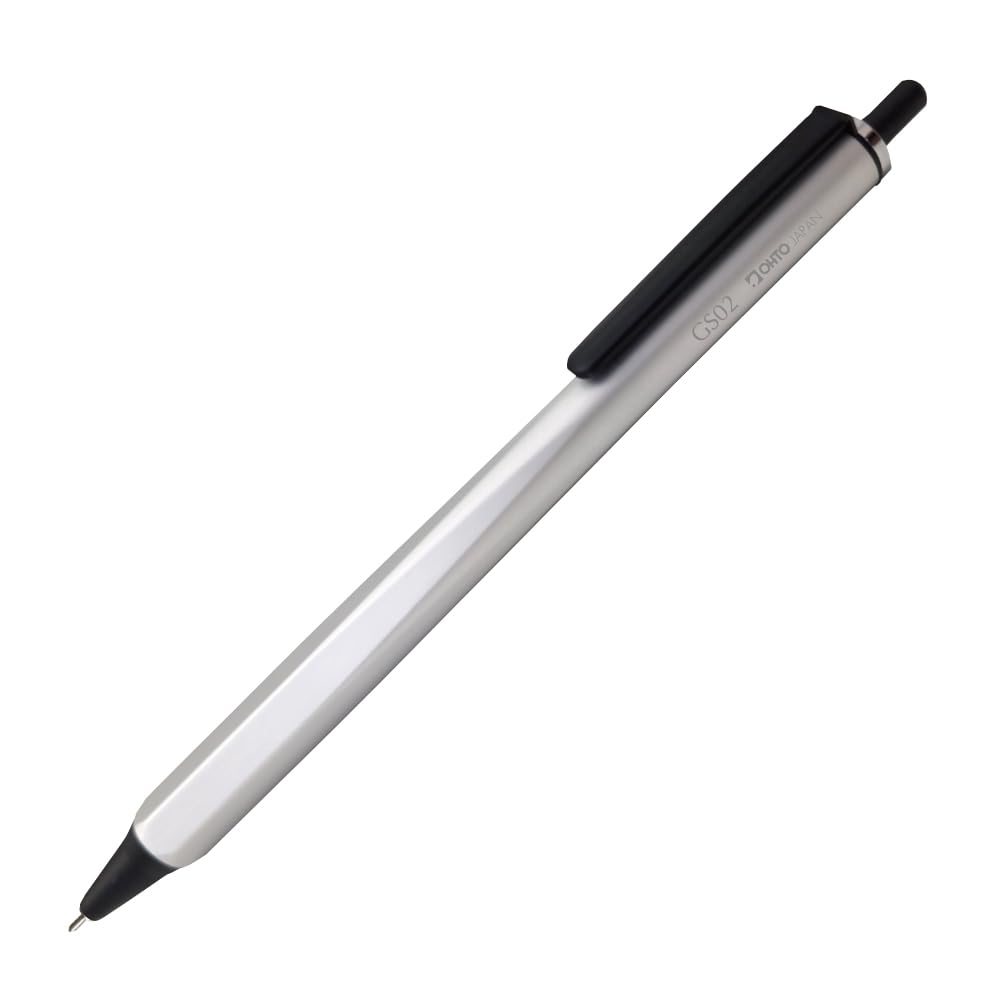 Auto Roller Gel Ballpoint Pen GS02 Silver Matte (GS02-G5-SV)
Auto Roller Gel Ballpoint Pen GS02 Silver Matte (GS02-G5-SV)