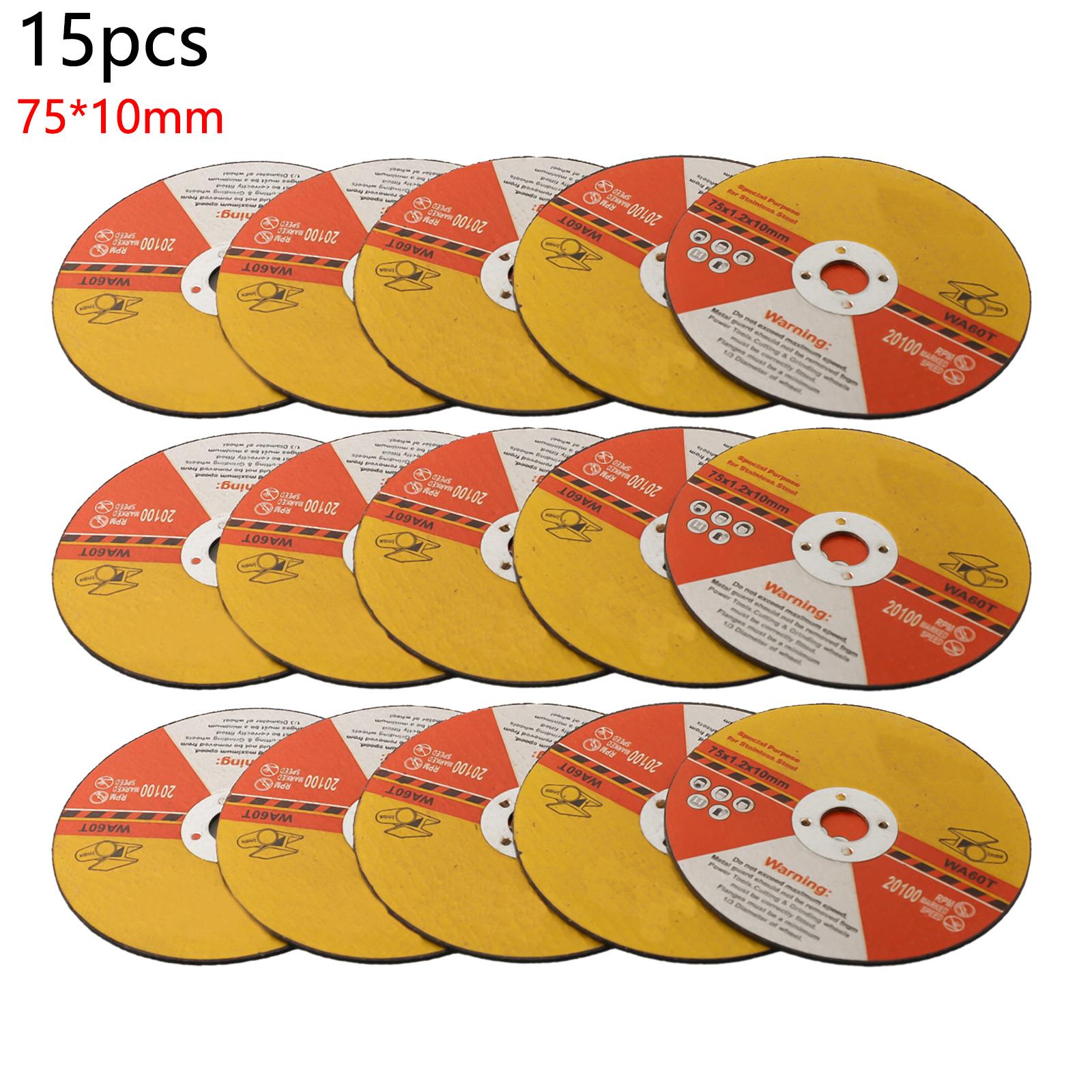 Grinding Wheel Saw Blade 10mm Bore 3 Inch 75mm Cutting Disc Fiber Reinforced Resin For Angle Grinder Brand New China Mainland
Grinding Wheel Saw Blade 10mm Bore 3 Inch 75mm Cutting Disc Fiber Reinforced Resin For Angle Grinder Brand New China Mainland