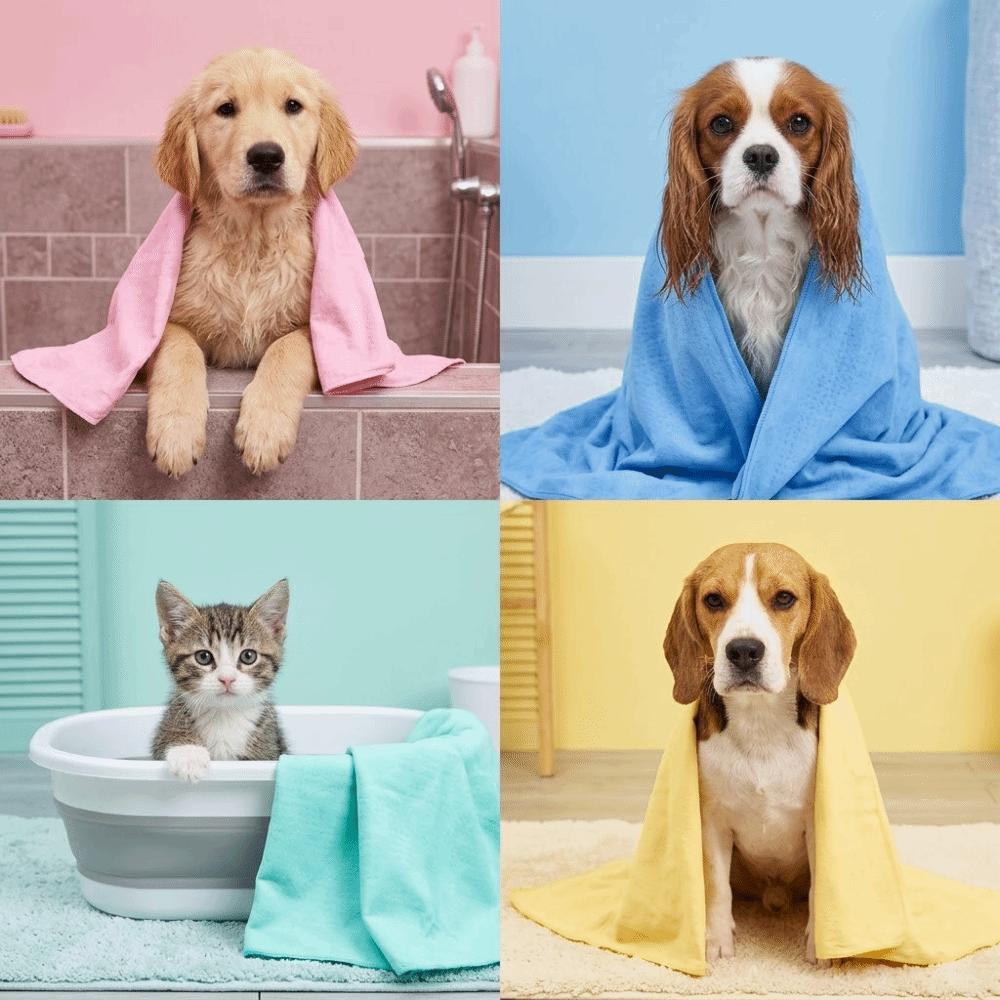 Deerskin Fabric Dog Bath Towel Ultra Absorbent Absorbent Pet Towel Cat Drying Towel Bath Time Use жовтий
Deerskin Fabric Dog Bath Towel Ultra Absorbent Absorbent Pet Towel Cat Drying Towel Bath Time Use жовтий