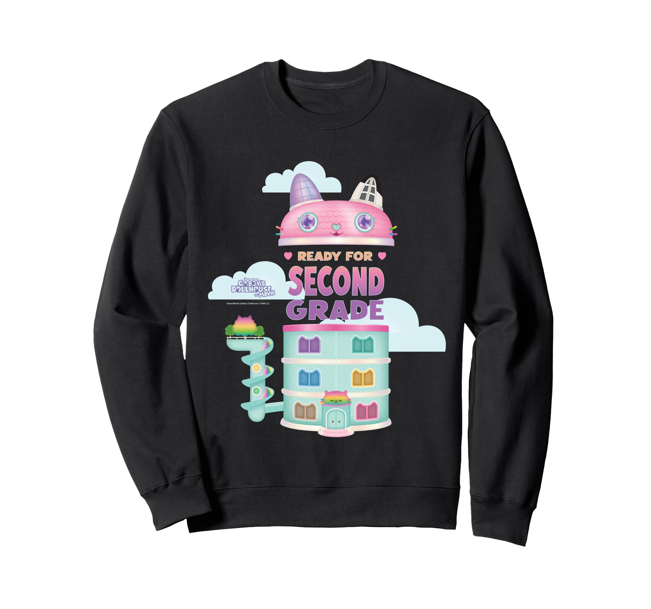 DreamWorks Gabby s Dollhouse Ready for Second Grade Sweatshirt
DreamWorks Gabby s Dollhouse Ready for Second Grade Sweatshirt