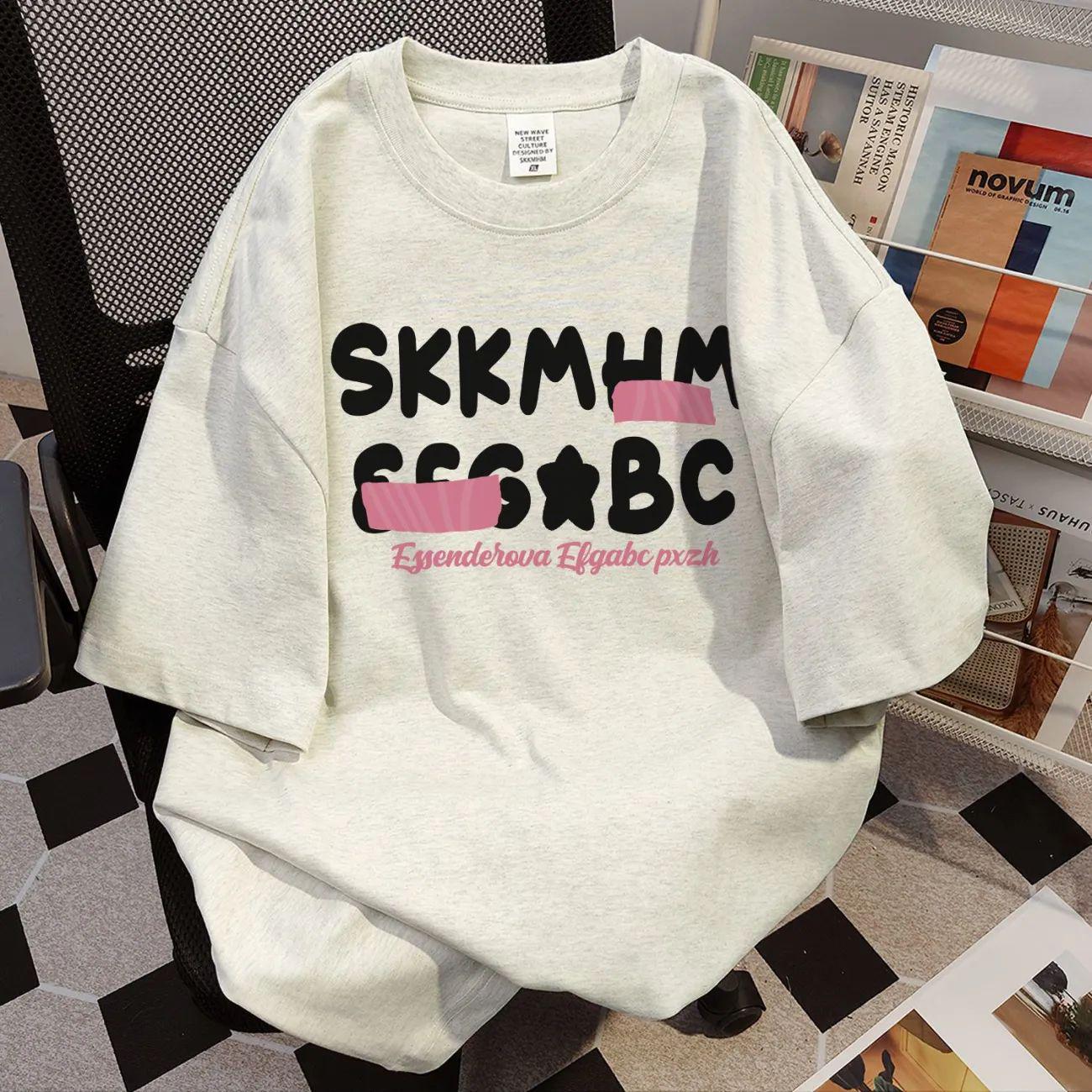 Women s American Style Letter Print Cotton T-Shirt (Summer 2025, Loose Fit) 2XL 131-145 jin
Women s American Style Letter Print Cotton T-Shirt (Summer 2025, Loose Fit) 2XL 131-145 jin