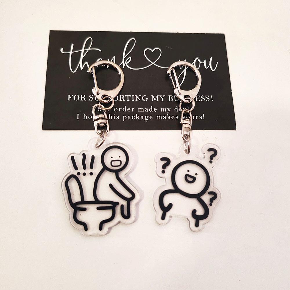 2 шт. Милый и забавный брелок-стик с креативными смайликами, прозрачный брелок для ключей автомобиля, модный кулон для телефона/сумки
2 шт. Милый и забавный брелок-стик с креативными смайликами, прозрачный брелок для ключей автомобиля, модный кулон для телефона/сумки