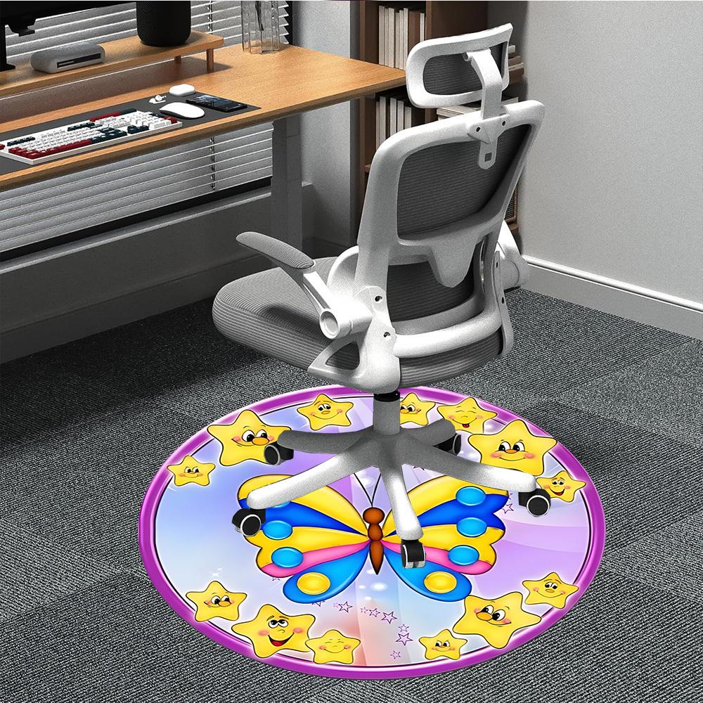 1pc Butterfly Stars Decor Chair Carpet for Office Non-Slip Mat for Office - Decorative Floor Mat yy251030279 80cm by 80cm
1pc Butterfly Stars Decor Chair Carpet for Office Non-Slip Mat for Office - Decorative Floor Mat yy251030279 80cm by 80cm