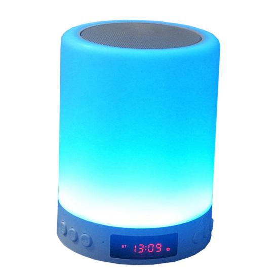 Wireless Cylinder Colorful Night Light Bluetooth-compatible Speaker Alarm Clock Home Decor
Wireless Cylinder Colorful Night Light Bluetooth-compatible Speaker Alarm Clock Home Decor