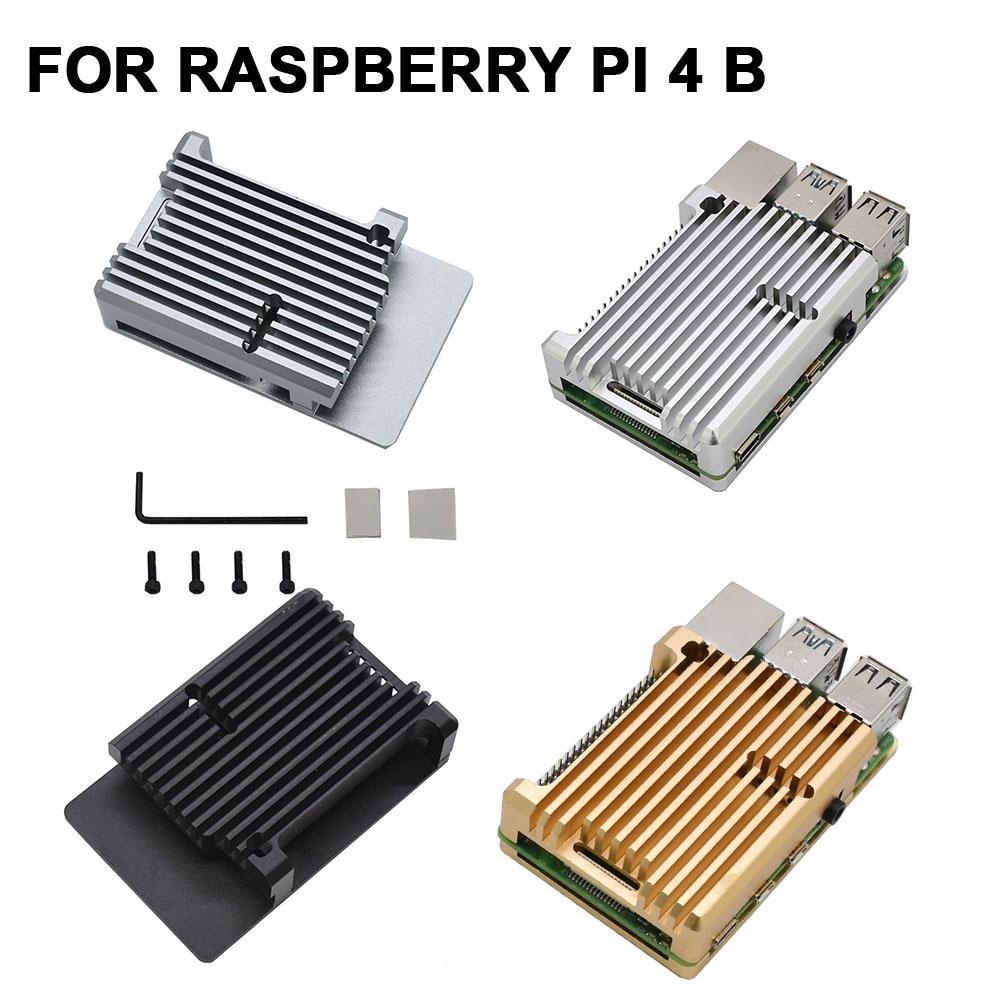 Для Raspberry Pi 4 Model B Защитная броня Корпус из алюминиевого сплава Пассивное охлаждение Металлический корпус Теплоотвод
Для Raspberry Pi 4 Model B Защитная броня Корпус из алюминиевого сплава Пассивное охлаждение Металлический корпус Теплоотвод