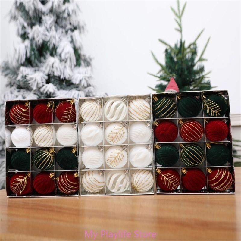12Pcs Festives Christmas Baubles Set Velvets Painted Ornament for Seasonal Tree Embellishment Holiday Decoration Other
12Pcs Festives Christmas Baubles Set Velvets Painted Ornament for Seasonal Tree Embellishment Holiday Decoration Other