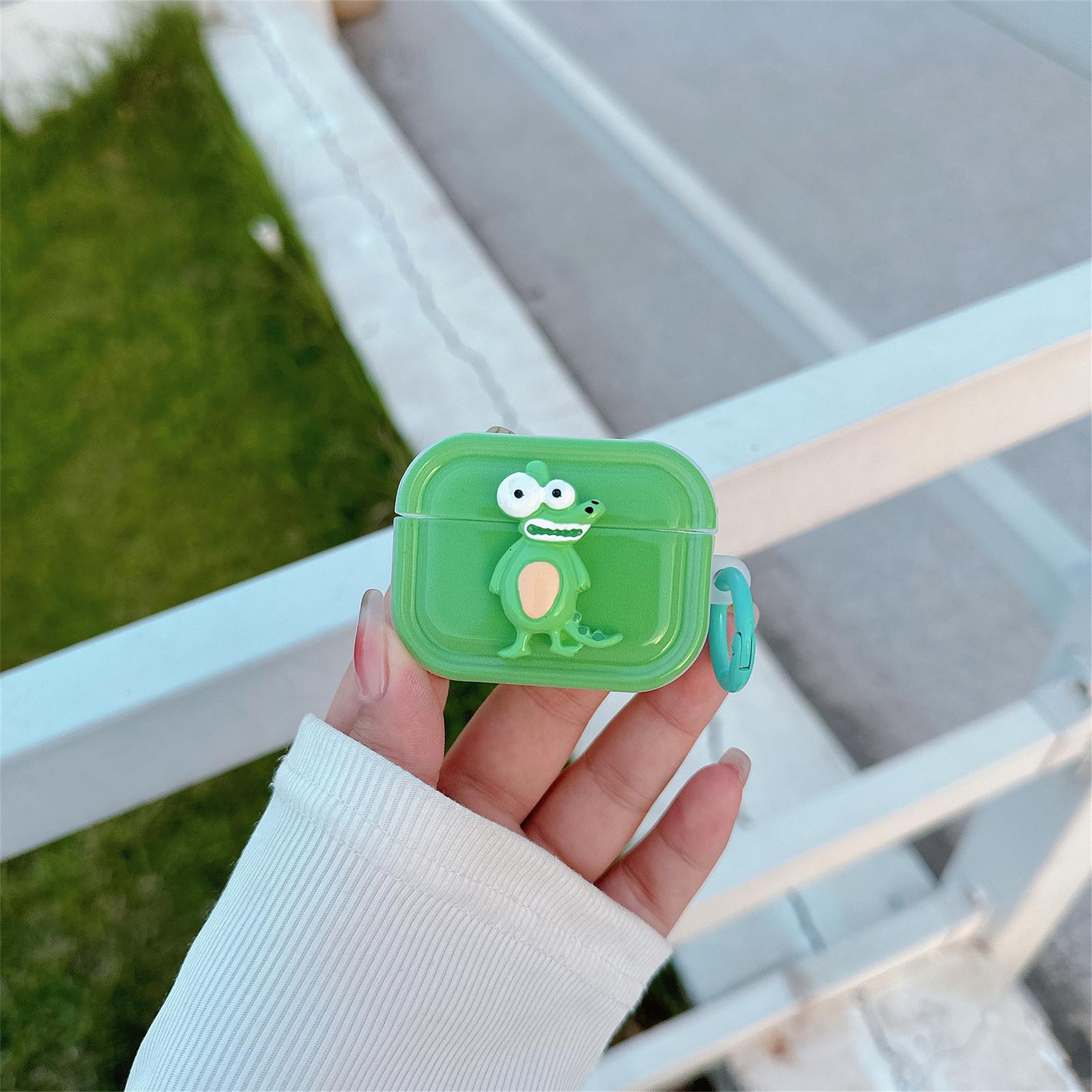 For Apple Airpods 3 TPU Earphone Cover Cute Decor Case Charging Bin Sleeve with Ring Buckle Crocodile
For Apple Airpods 3 TPU Earphone Cover Cute Decor Case Charging Bin Sleeve with Ring Buckle Crocodile