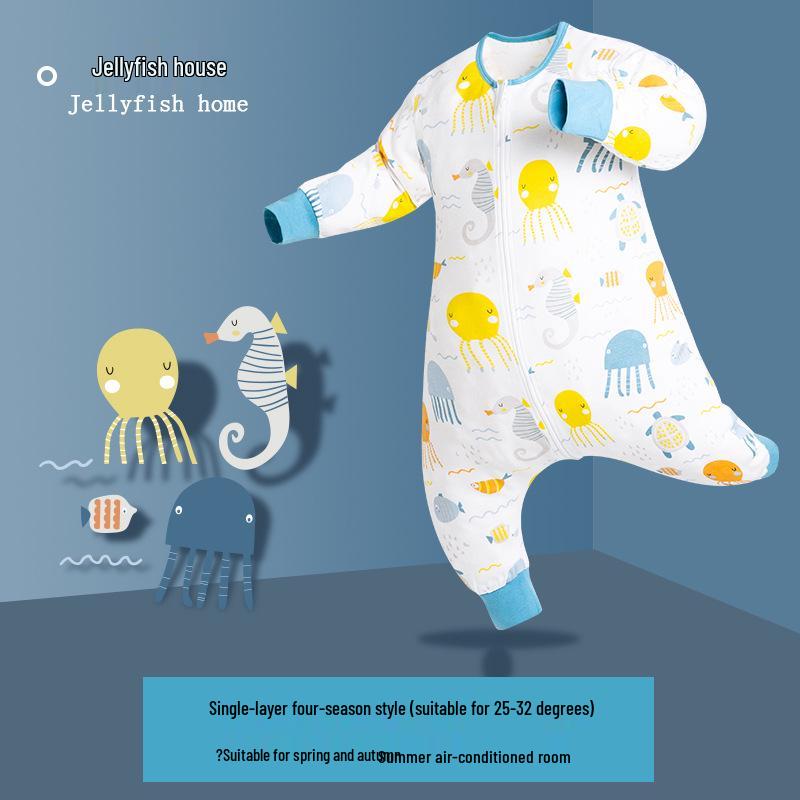IDBABY Бавовняний спальний мішок для немовлят з розділеними ніжками – Всесезонний дизайн проти здригання та проти перекидання для весни та осені. M (Recommended Height 80-95CM)
IDBABY Бавовняний спальний мішок для немовлят з розділеними ніжками – Всесезонний дизайн проти здригання та проти перекидання для весни та осені. M (Recommended Height 80-95CM)