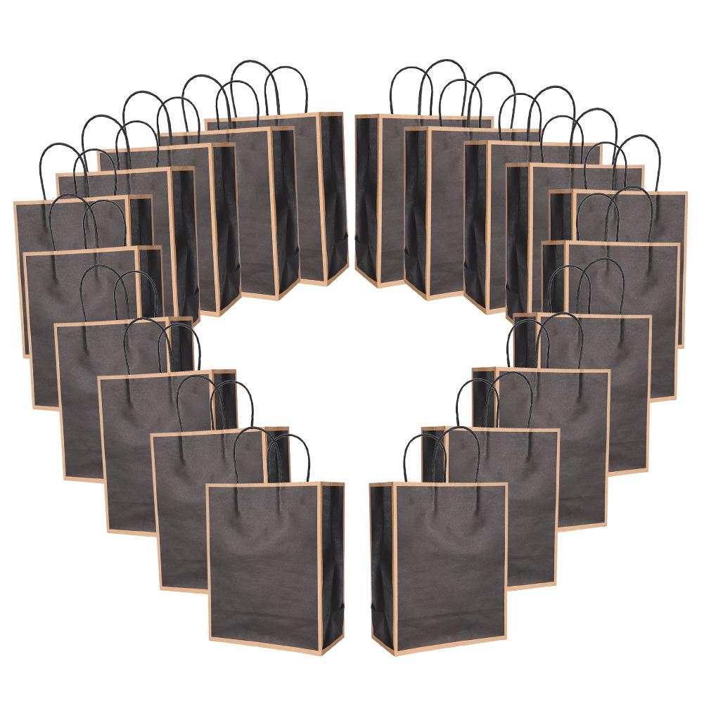 20pcs Kraft Paper Bag Reusable EcoFriendly Bag for Clothes Gifts 21 x 11 x 27.5cm(Dark Black )
20pcs Kraft Paper Bag Reusable EcoFriendly Bag for Clothes Gifts 21 x 11 x 27.5cm(Dark Black )