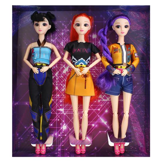 3 шт. K-POP шарнірна вінілова лялька, багатосуглобова фігурка, що приймає різні пози, зі змінним одягом, колекційна іграшка для дітей та дорослих B
3 шт. K-POP шарнірна вінілова лялька, багатосуглобова фігурка, що приймає різні пози, зі змінним одягом, колекційна іграшка для дітей та дорослих B