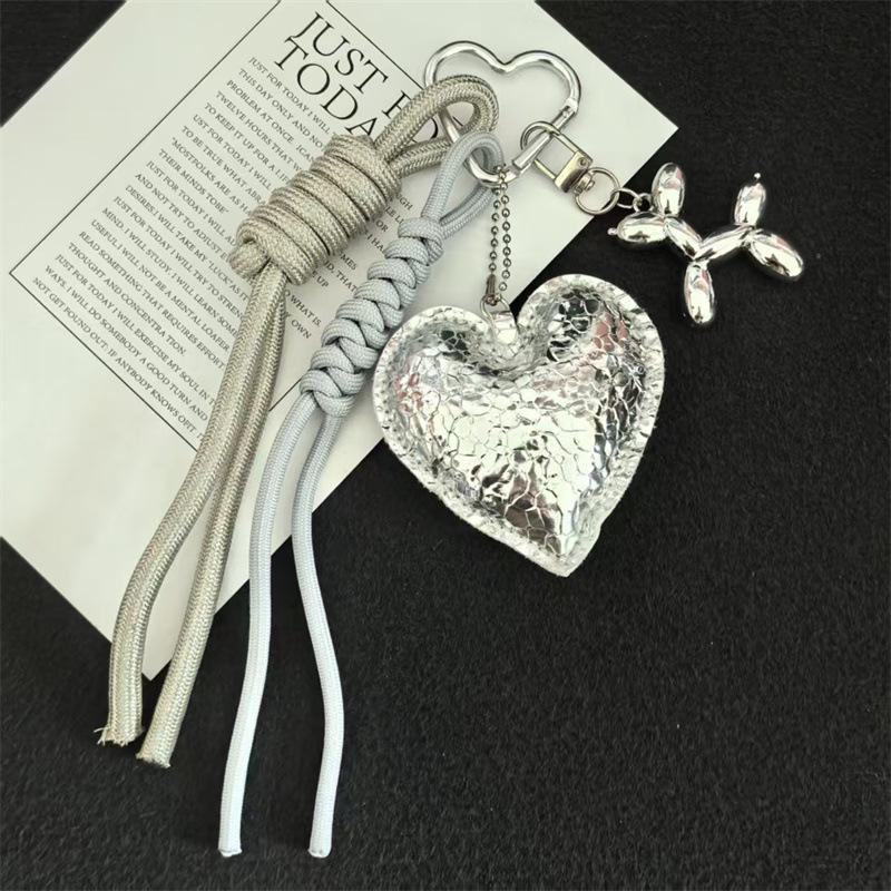Versatile Balloon Dog & Star Heart Keychain Pendant
Versatile Balloon Dog & Star Heart Keychain Pendant