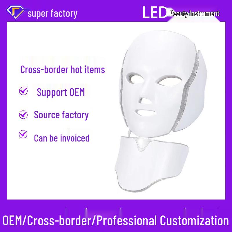 LED Beauty Device: Facial & Body Rejuvenation Mask with Red/Blue Light for Whitening, Acne Removal & Charging Panel LED with Neck (Rechargeable) білий
LED Beauty Device: Facial & Body Rejuvenation Mask with Red/Blue Light for Whitening, Acne Removal & Charging Panel LED with Neck (Rechargeable) білий